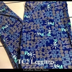 Lularoe TC2 Leggings Statue of Liberty